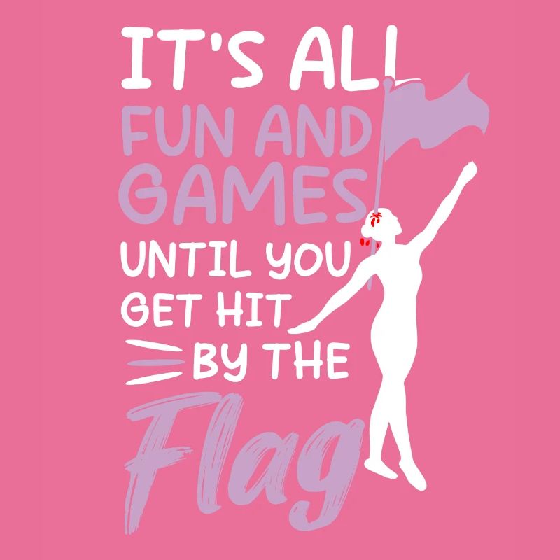 Drapeau de gymnastique de garde de couleur
