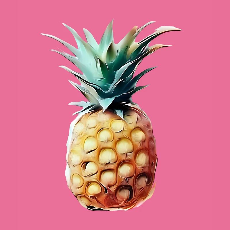 Encaustic pineapple