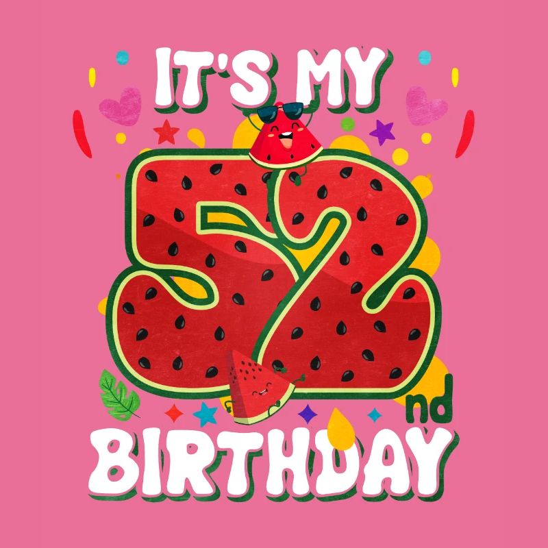 52e anniversaire Pastèque