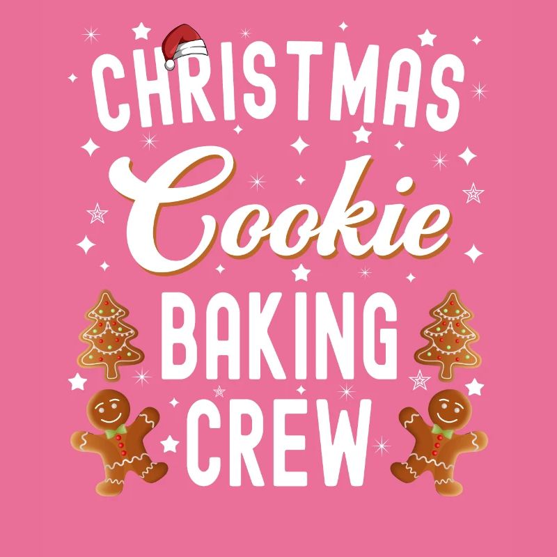 Équipe de cuisson de biscuits de Noël
