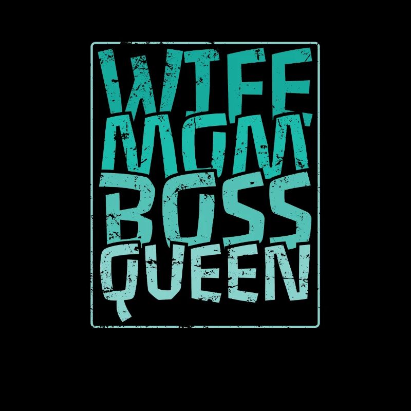 Wife Mom Chef Queen Mama Muttertag