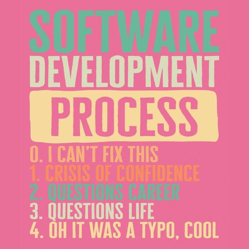 Programmierer-Shirt, I Software-Entwicklungsprozess