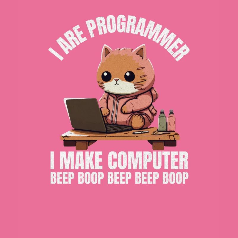 Ich bin Programmierer. Ich mache Computer Beep