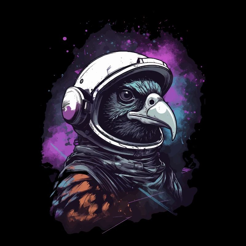 Crow Astronaut Raven