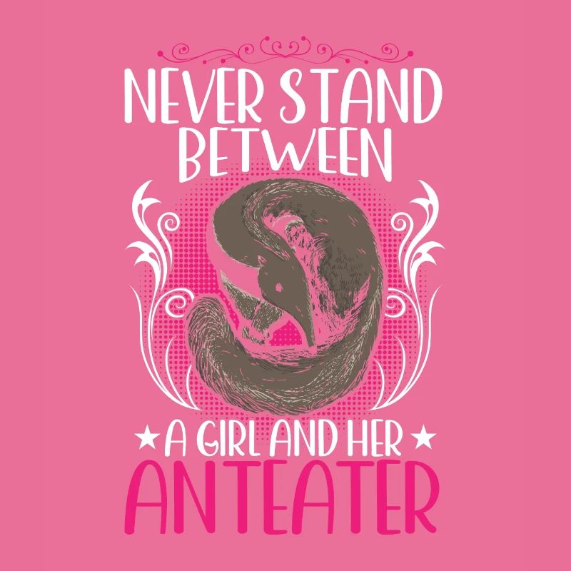 Ragazza e il suo formichiere formichiere mangiatore