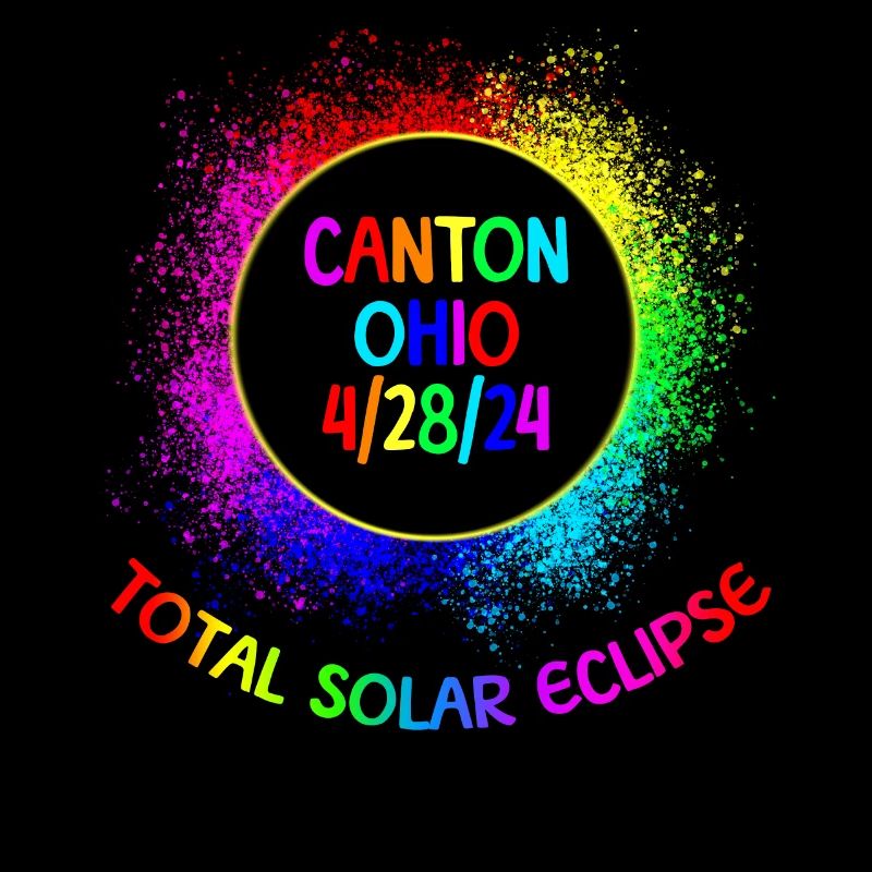 Total Solar Eclipse Canton Ohio 4/28/24 KinderFami