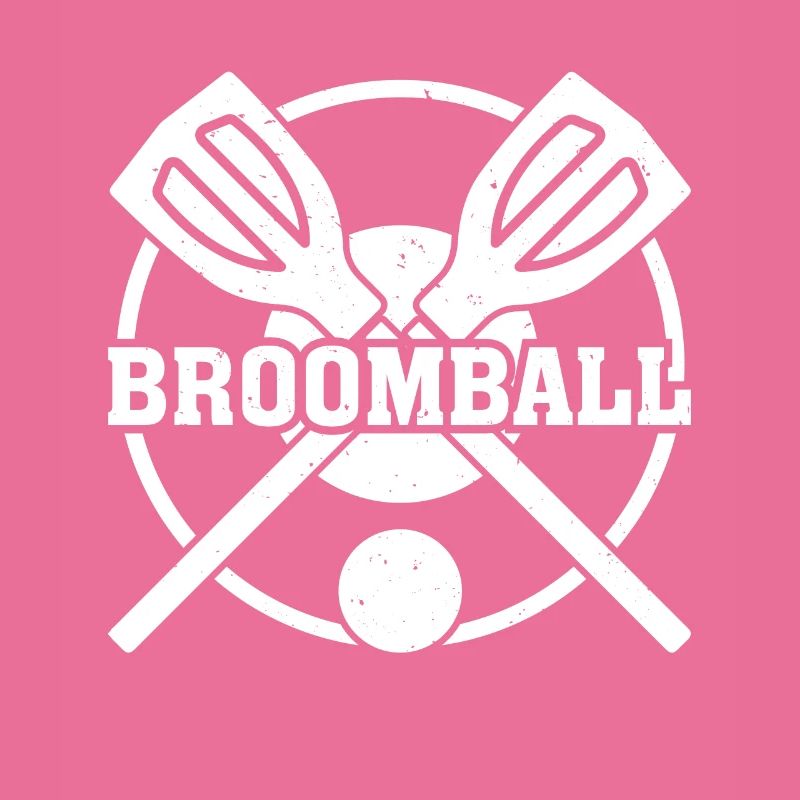 Playing Broomball Player Broomball Sport Broomball