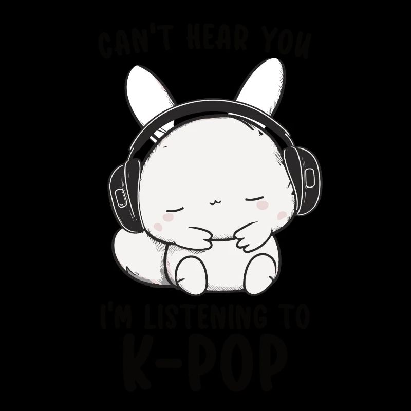 Je ne t’entends pas, j’écoute Kpop Rabbit K-pop