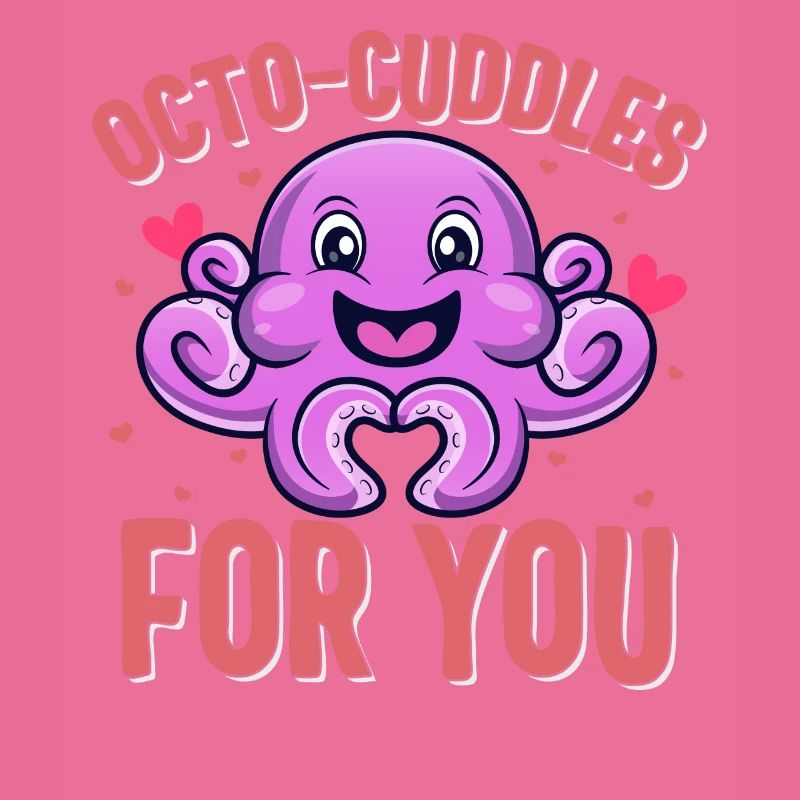 Chemise de la Saint-Valentin, Octo câlins pour vous Tee,