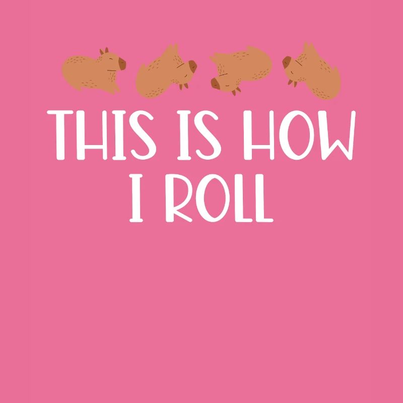 C'est comme ça que je roule un joli capybara