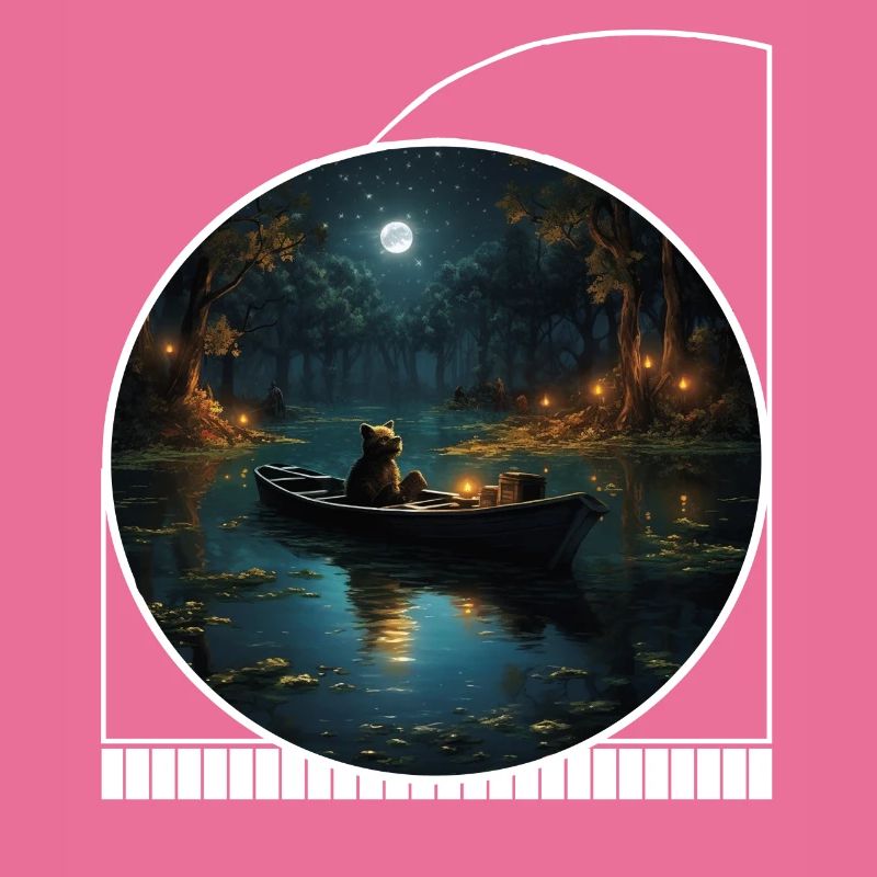 Halloween Hexe Werwolf Boot Reading Cottagecore