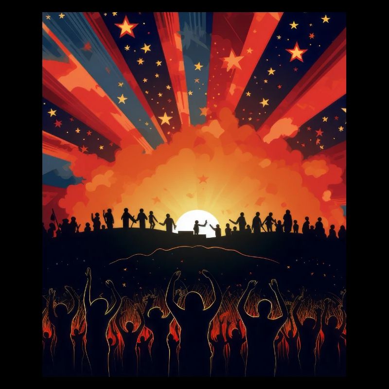 Juneteenth Starry Night Shirt Freedom Stars Tee