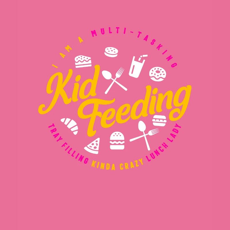 Lunch Lady Shirt, Ich bin ein Multitasking-Kind