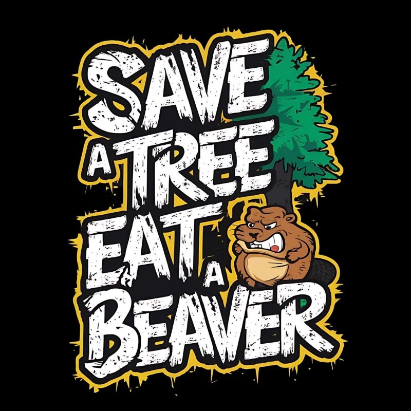 save a tree eat a beaver lustig