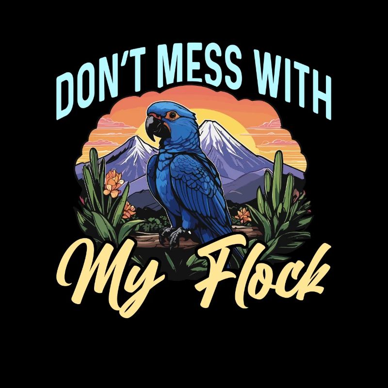 Macaw Bird Don't Mess With Bird Owner Macaw Lover