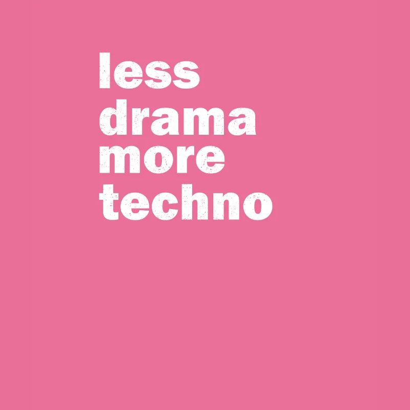 Moins de drame, plus de techno, une déclaration élégante