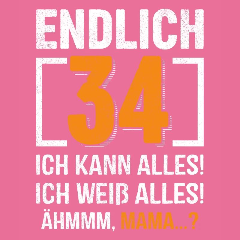 34 Birthday I can do everything I know everything