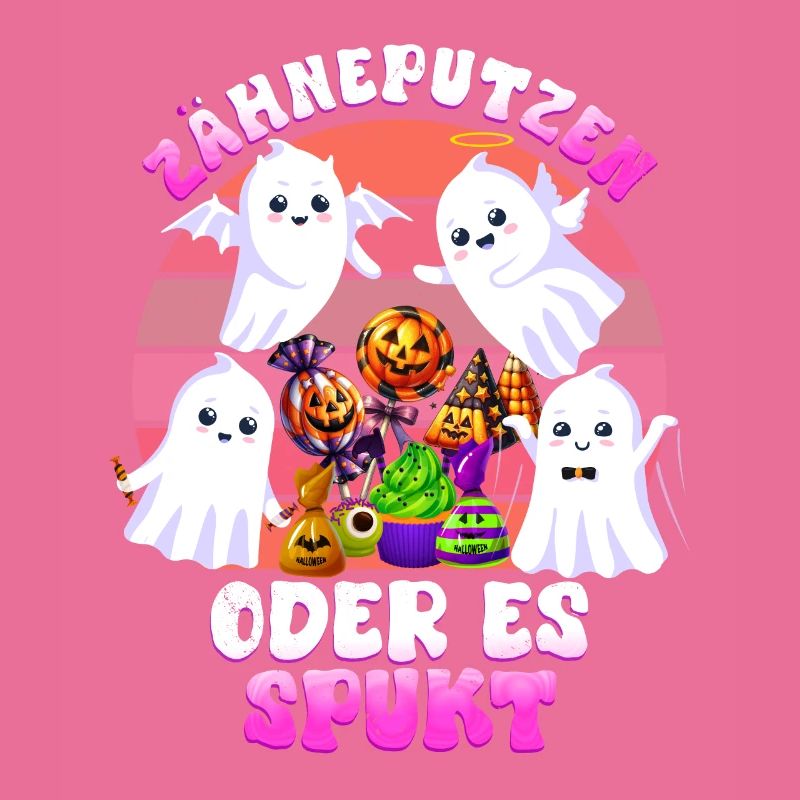 Halloween Kinder ZÄHNEPUTZEN ODER ES SPUKT Lustig