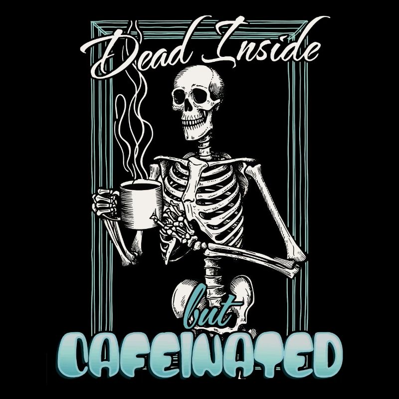 Dead Inside But coffee Funny Coffee Lover