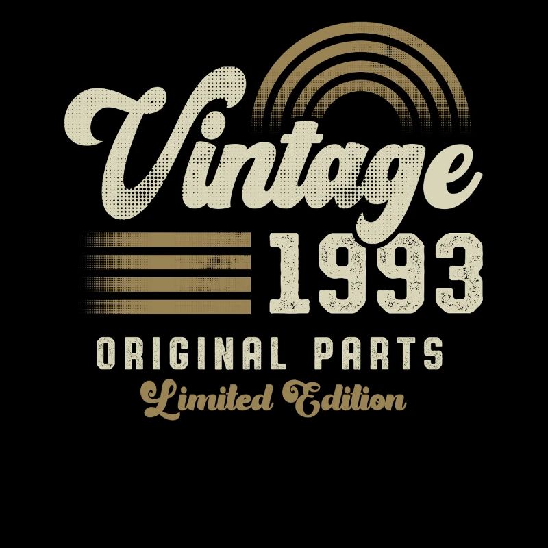 Vintage 1993 Geburtstag Retro