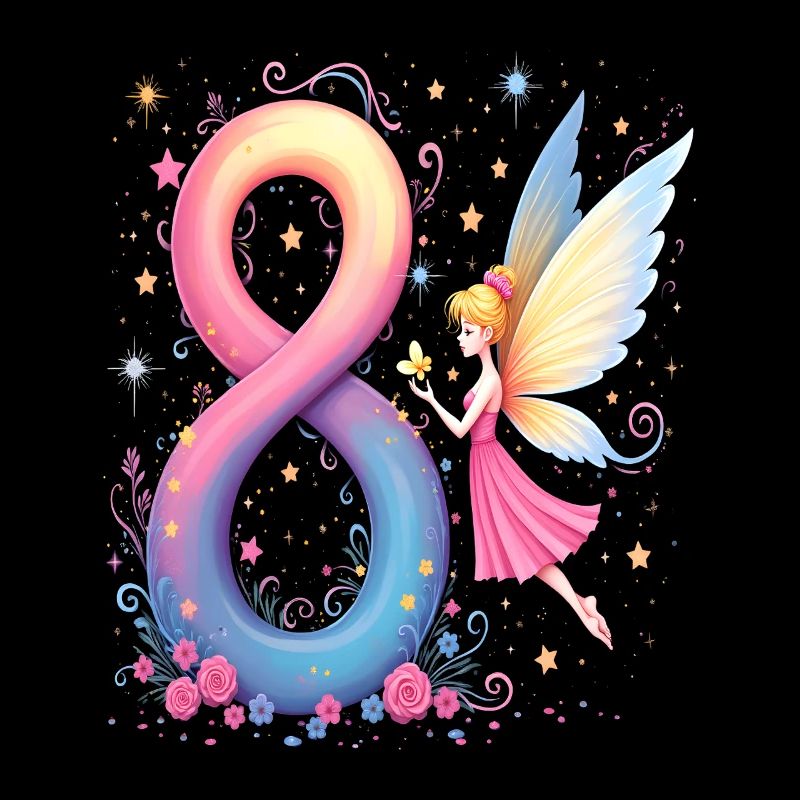 Douce Fée 8ème Anniversaire pour les filles