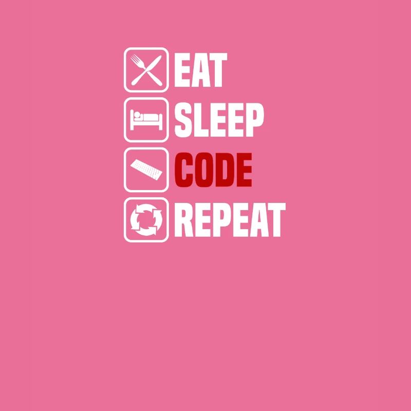 Manger, dormir, programmer, répéter
