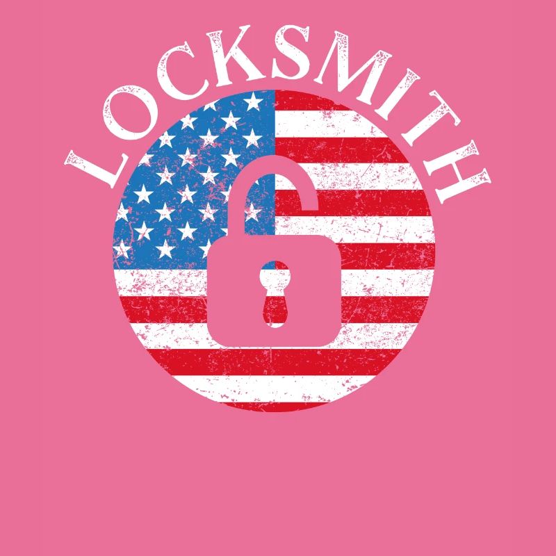 USA Flag Locksmith Lock Picking Locksmithing