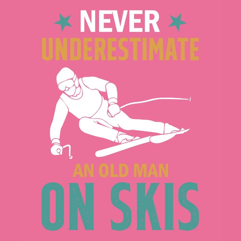 Ski Winter Skiing - Never Underestimate An Old Man
