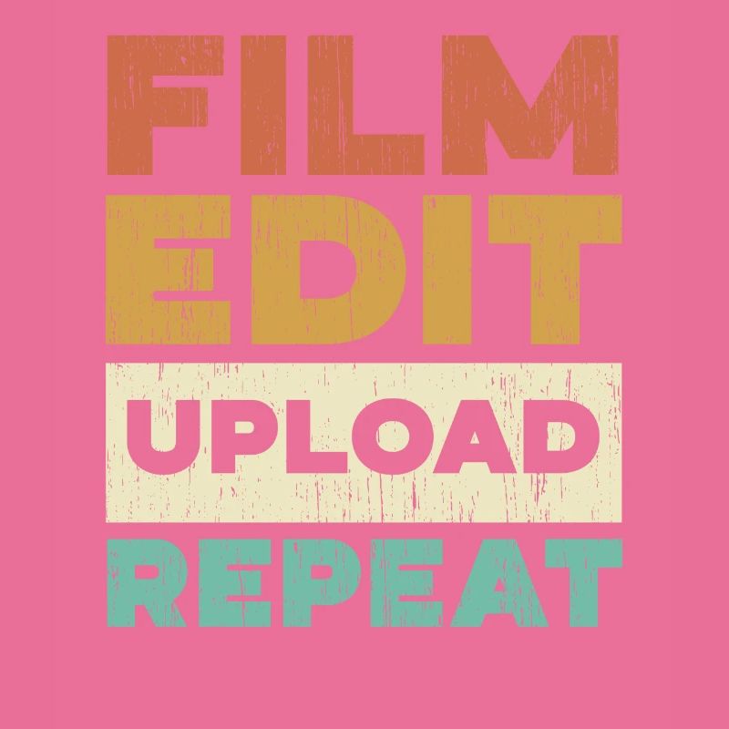Filmbearbeitung Upload Repeat Content Creator Vlogger