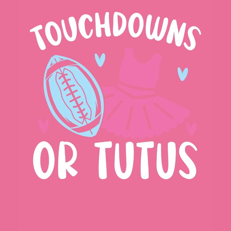 Touchdowns oder Tutus Schwangerschaft Geschlecht offenbaren