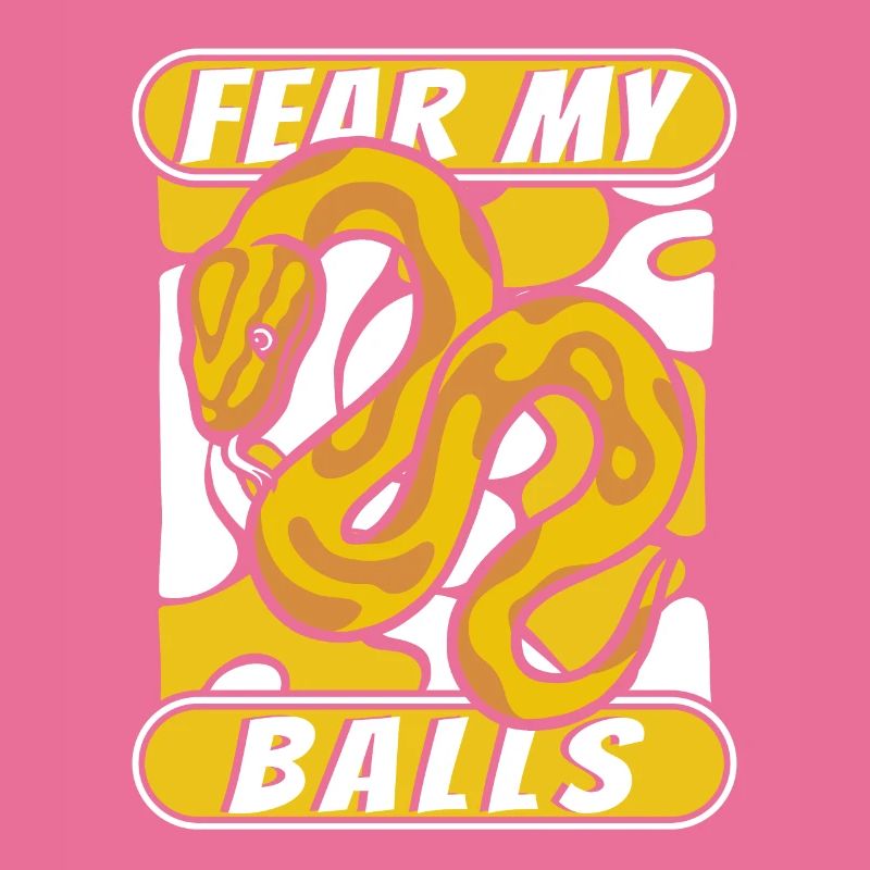 Fear My Balls Python Schlange Banana Ball Python