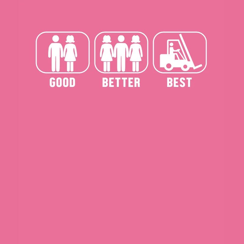 Good Better Best Forklift Gabelstaplerfahrer