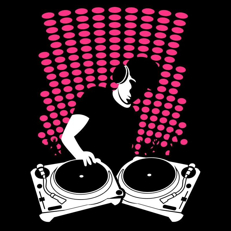 DJ mit Turntables