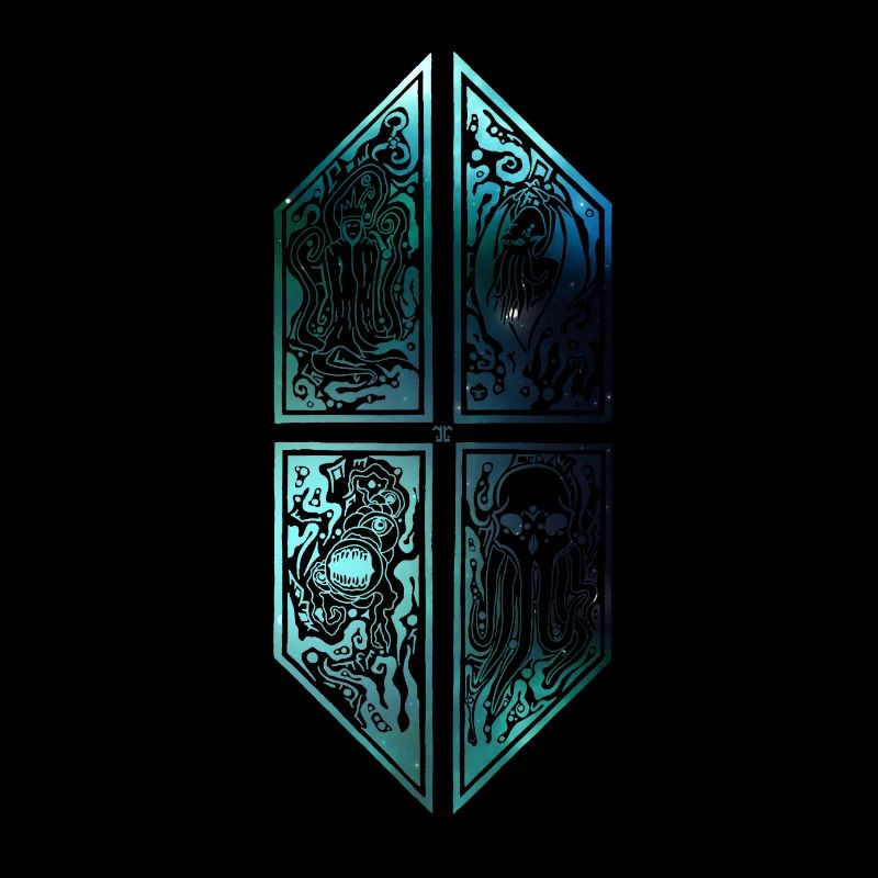 Ornement Cthulhu galaxy 2