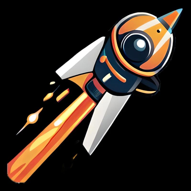 Rocket going into space