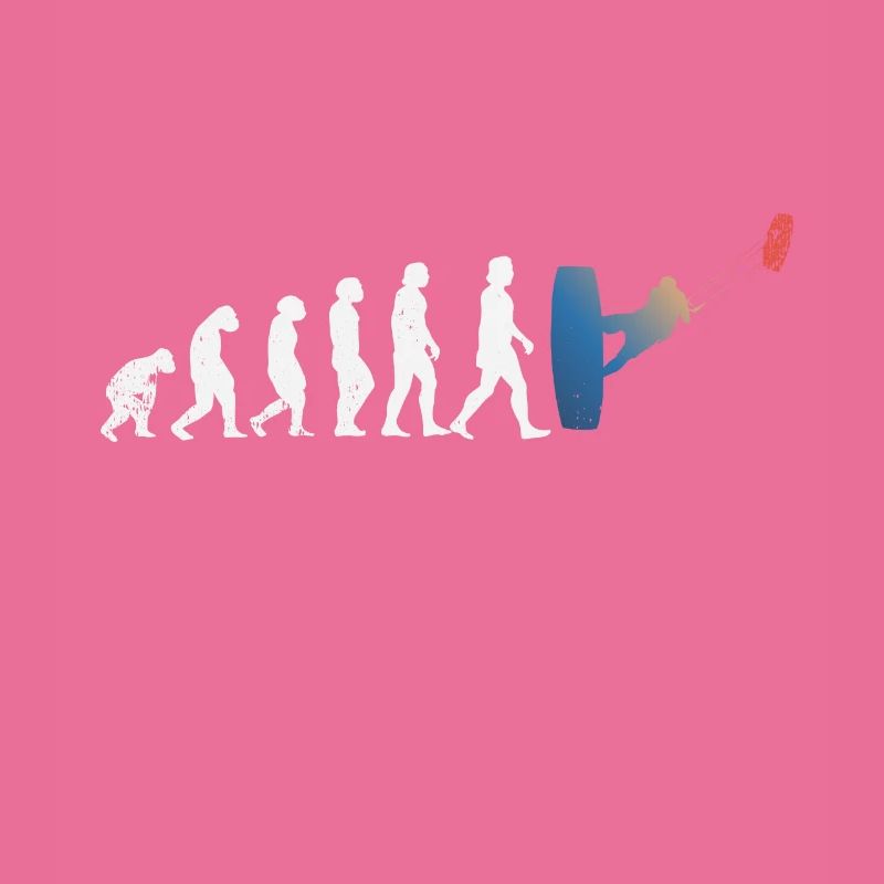 Kitesurfen Geschenkidee Kiteboarden Evolution