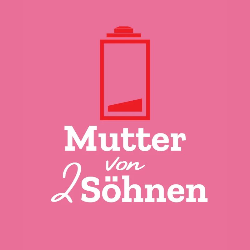 Muttertag Mama von 2 Söhnen Geschenk Mutter Jungs