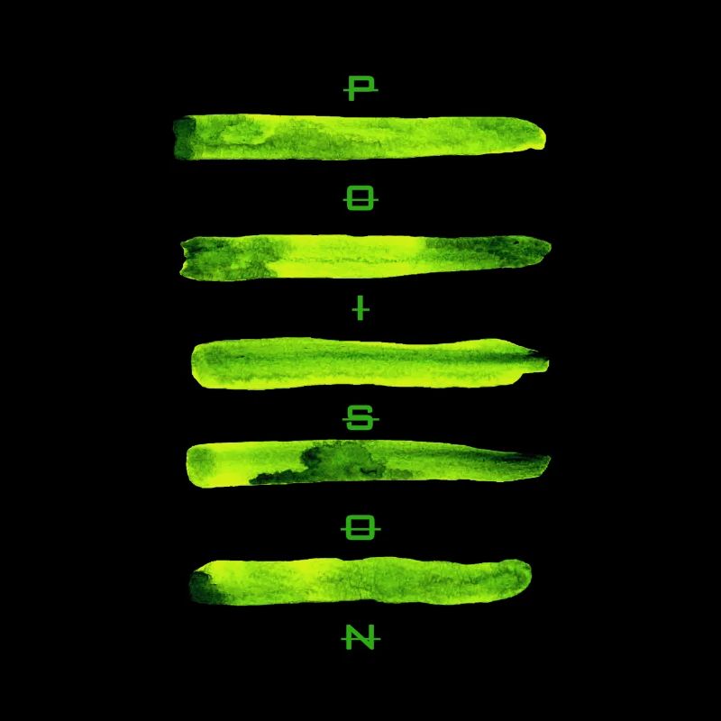 Conception de poison (vert poison)