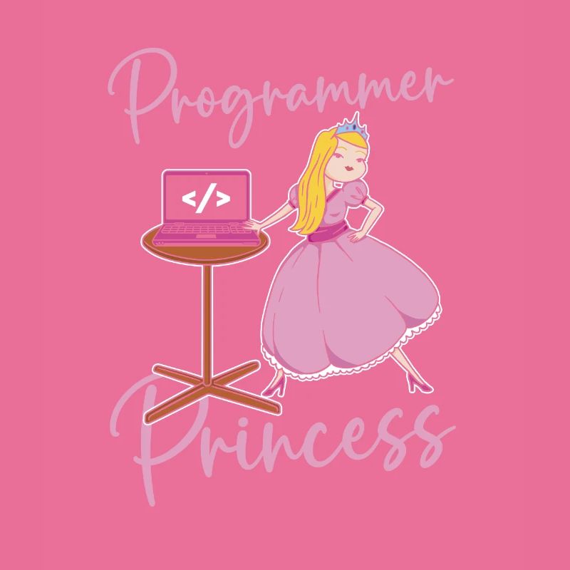 Développeur Coder Programmeur Princess
