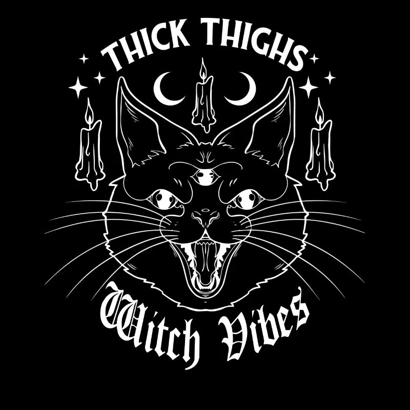 Halloween Witch Witches Thick Thighs Witch Vibes