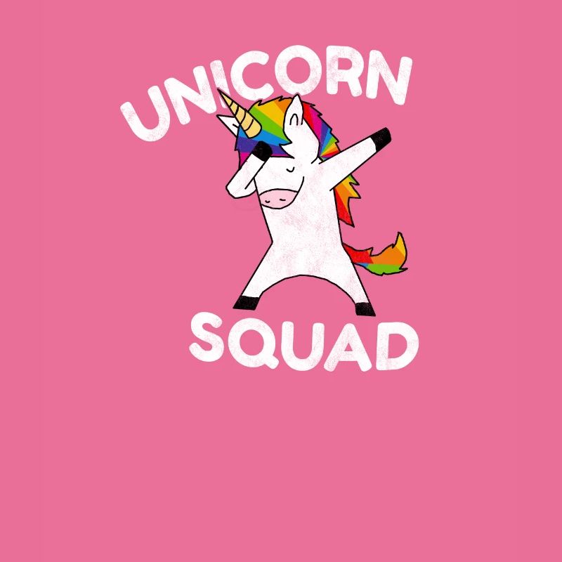 Einhorn Unicorn Squad Einhorn Regenbogen Dab Dabbe
