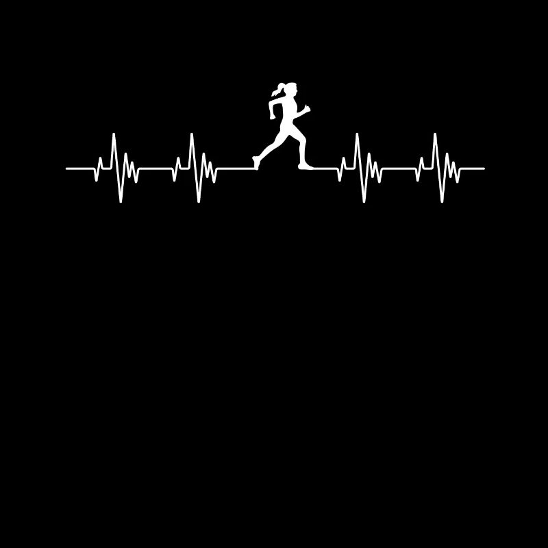 Jogging Running Marathon Runner Renne EKG Gift