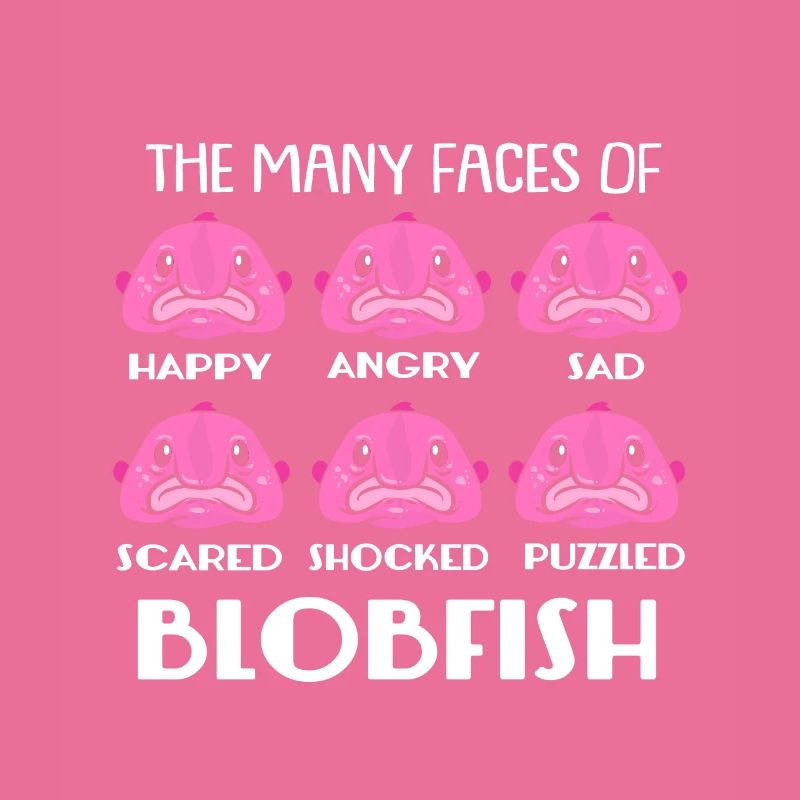 Blobfish Deep Sea Grumpy Introverted Gift