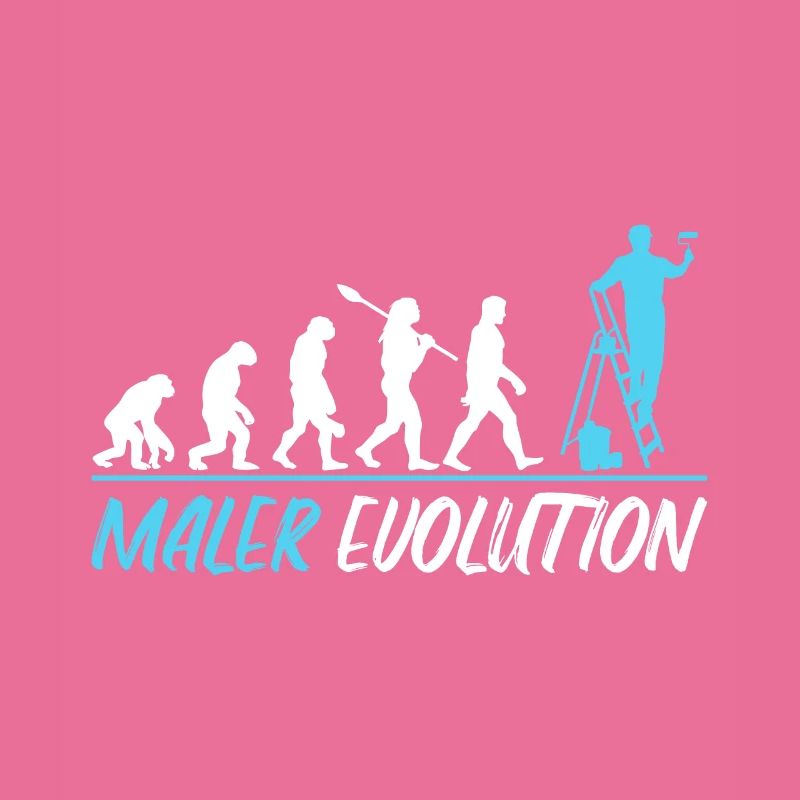 Maler Evolution T shirt Geschenk