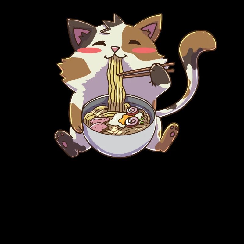 Ramen Neko Katze Kawaii