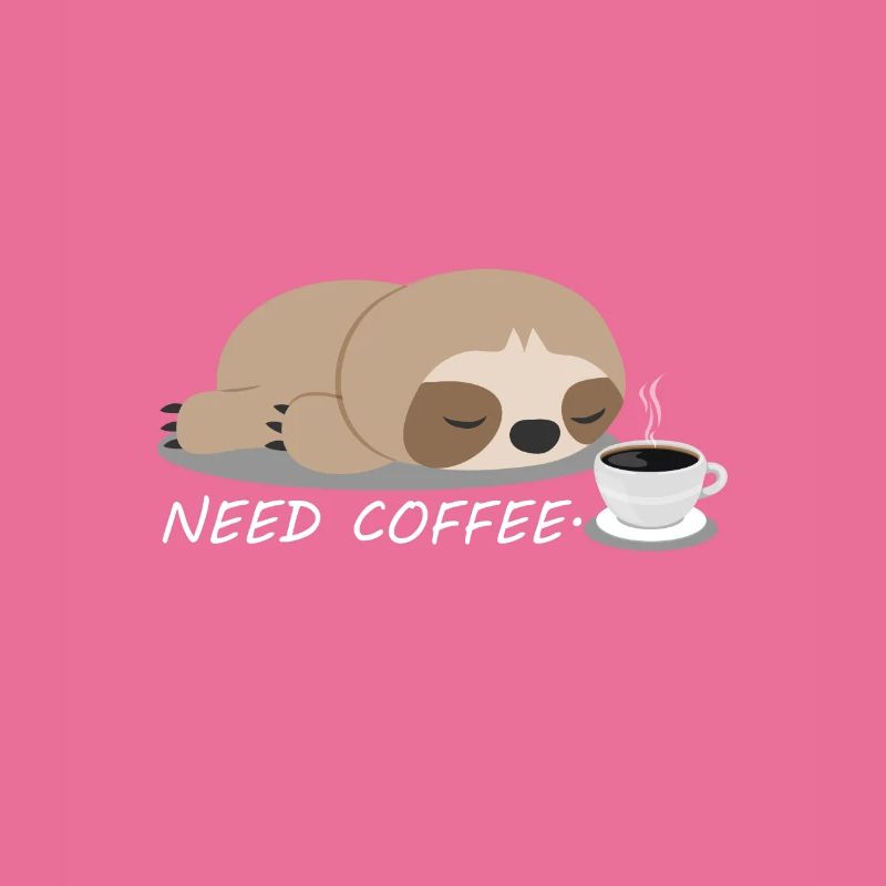 Faultier Kaffee Tier