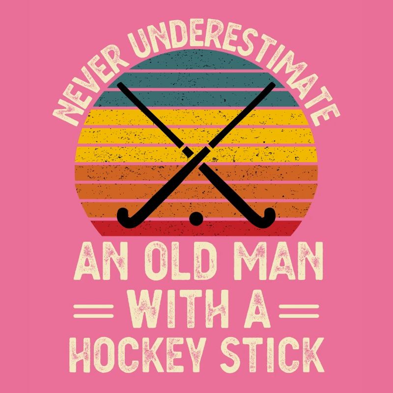 Unterschätze niemals einen alten Mann mit einem Hockeyschläger