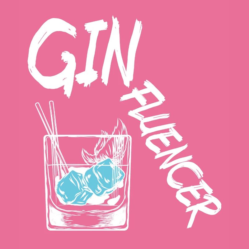 Ginfluencer Ginglas - Gin und Tonic Sprüche