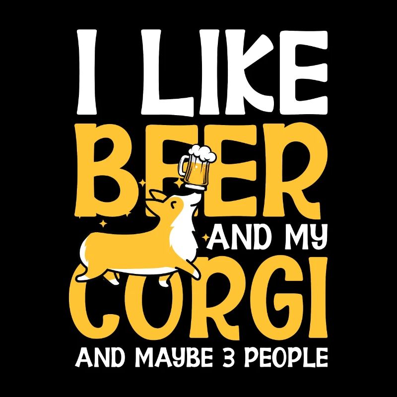 Beer and Corgi