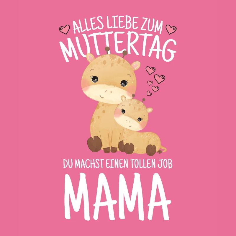 Muttertag Mutter Mummy Erster Giraffe Geschenk